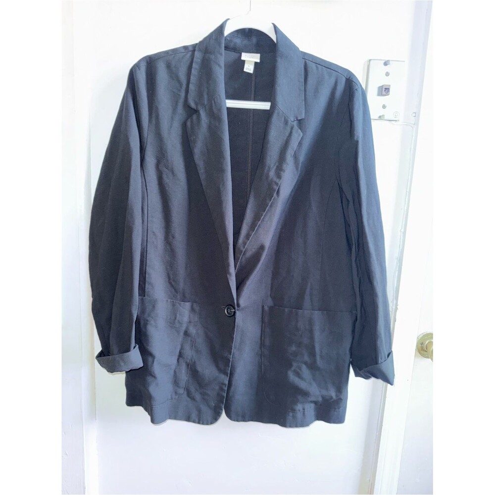 ✨ A New Day Black Relaxed Fit Blazer - Large